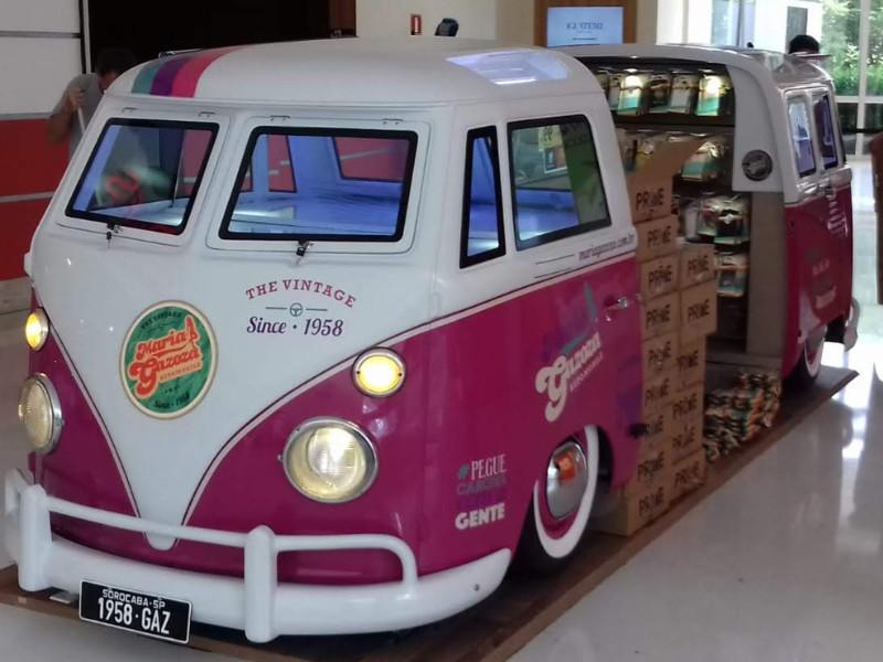 Frente de kombi em fibra