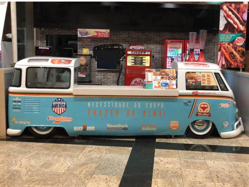Transformação de kombi em food truck